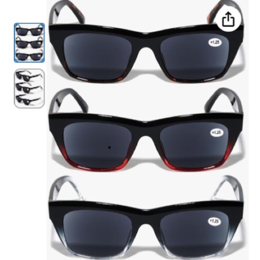 New Set of three Women Reading sunglasses 1.25